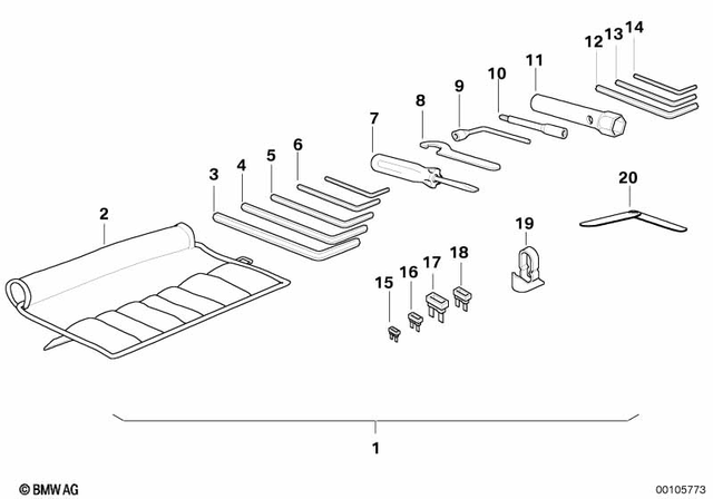 51162313975 - : Hook Wrench               for BMW-Motorrad Image