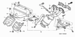 90004PLC000 - Engine: BOLT-WASHER (10X25) for Honda Image