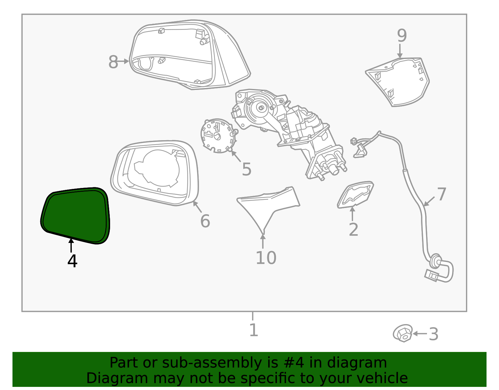 HOLDEN TRAX LTZ TJ SERIES 08/2013-12/2020 RIGHT REAR OUTER DOOR HANDLE