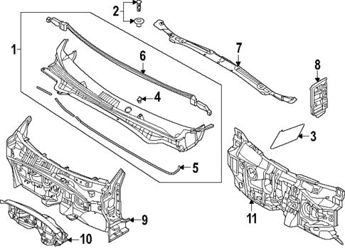 Cowl for 2025 Kia K4 #0