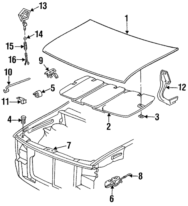 4719040 - Body: Hood for Mopar Image