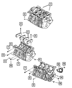 RL049563AA - : Short Block Engine for Mopar Image