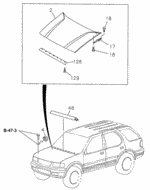 8941394920 - Body/Air Conditioning: BOLT (8X16) for Honda Image