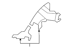 51439170471 - Body: Lower Quarter Trim for BMW: 740i, 740Ld xDrive, 740Li, 740Li xDrive, 750i, 750i xDrive, 750Li, 750Li xDrive, 760Li, ActiveHybrid 7 Image