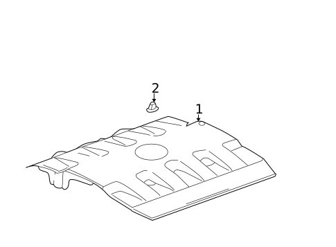 Engine Appearance Cover for 2005 Cadillac DeVille #0