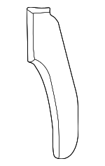 66521ST8000ZZ - Body: Package Tray Gusset for Honda: Civic Image