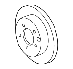 177875 - Brakes: ACDelcoâ„¢ Rotor for Buick: Rendezvous | Chevrolet: Venture | Oldsmobile: Silhouette | Pontiac: Aztek, Montana Image