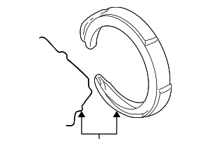 18044585 - : Brake Shoes for Buick: Rendezvous | Chevrolet: Venture | Oldsmobile: Silhouette | Pontiac: Aztek, Montana Image