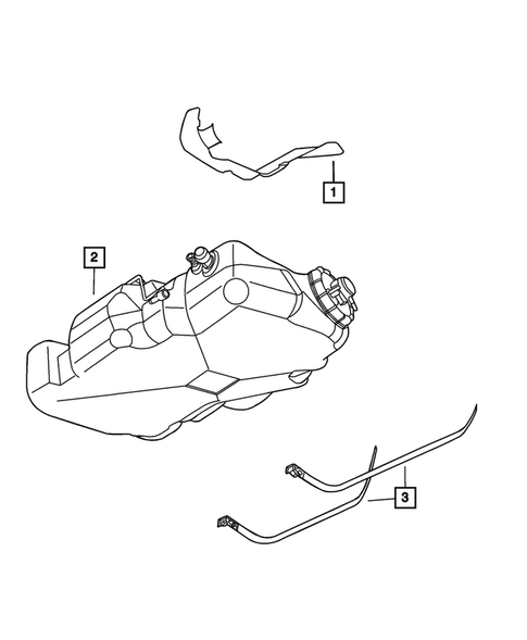 Tank, Fuel for 2004 Dodge Neon #0