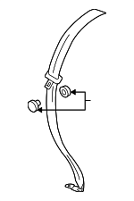 5N0857807RAA - Electrical: Center Seat Belt for Volkswagen: Tiguan, Tiguan Limited Image