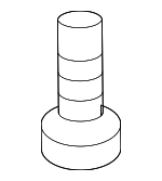 N98952001 - Electrical: Center Seat Belt Bolt for Volkswagen: Tiguan, Tiguan Limited, Touareg Image