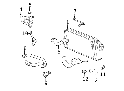 Brackets, Flanges & Hangers for 2005 Lincoln Navigator #0