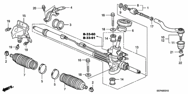 P.S. Gear Box for 2008 Acura TL #0