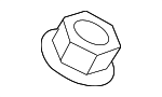11546456 - Electrical: Mount Bracket Nut for Buick: Enclave, Encore GX, Envision, Envista, Regal Sportback, Regal TourX | Cadillac: CT4, CT5, Escalade, Escalade ESV, ESCALADE IQ, LYRIQ, OPTIQ, XT4, XT5 | Chevrolet: Blazer, Blazer EV, Bolt EUV, Camaro, Colorado, Corvette, Equinox, Equinox EV, Malibu, Silverado 1500, Silverado 1500 LTD, Silverado EV, Suburban, Tahoe, Trailblazer, Traverse, Traverse Limited, Trax | GMC: Acadia, Canyon, Hummer EV Pickup, Hummer EV SUV, Sierra 1500, Sierra 1500 Limited, Terrain, Yukon, Yukon XL Image