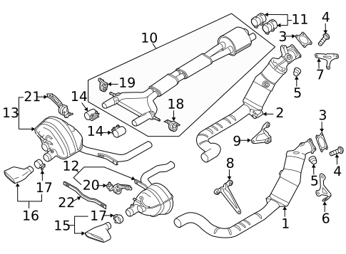 Exhaust Components for 2011 Porsche Panamera #0