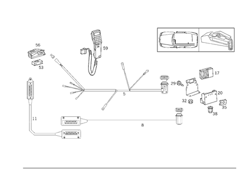 Autotelephone, Net C for 1993 Mercedes-Benz 300SL #0