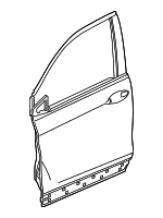67050TG7A94ZZ - Body: Door Shell for Honda: Passport, Pilot, Ridgeline Image