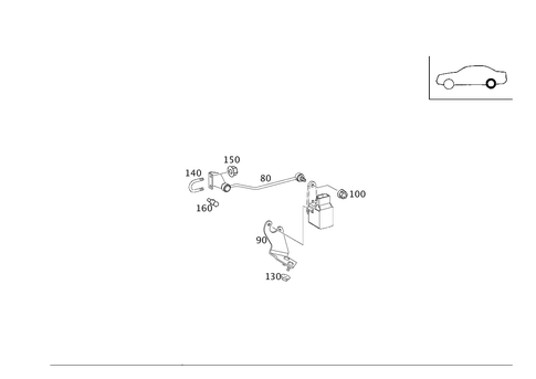 Regulation of Dynamic Headlamp Range Control, Rear for 2008 Mercedes-Benz CLS550 #0