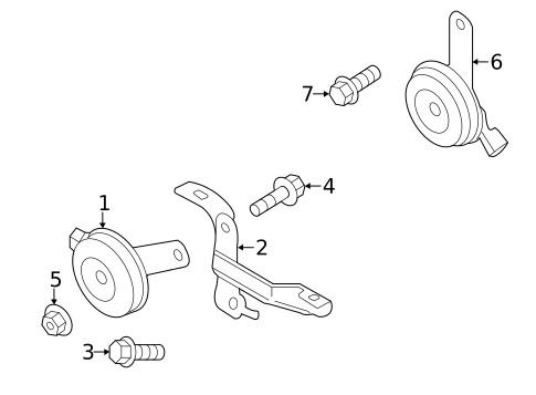 Horn for 2021 Subaru WRX STI #0