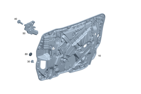Front Window Lifters for 1984 Mercedes-Benz 300CD #0