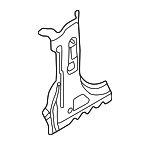 LR180802 - Body: Hinge Pillar Reinforced for Land-Rover Image