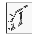 LR163922 - : Inner Hinge Pillar for Land-Rover Image