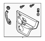 ELB501060PUY - : Door Trim Panel for Land-Rover Image