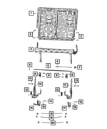 68566839AA - Interior Trim: Pan Head Torx Screw for Jeep: Grand Wagoneer, Wagoneer Image