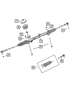 6509665AA - Steering: Hex Nut for Mopar Image