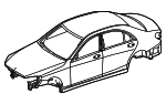 2226005005 - Body: Body Assembly for Mercedes-Benz Image