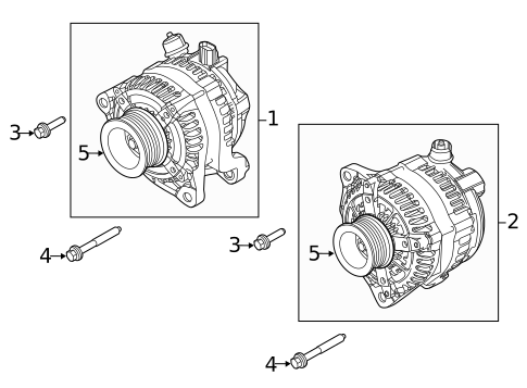 Alternator for 2012 Ford F-350 Super Duty #1