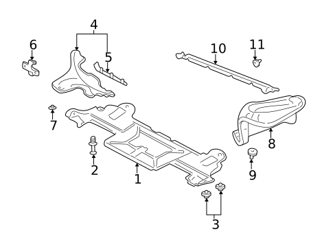 Splash Shields for 2002 Porsche 911 #2
