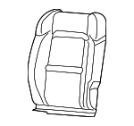 6PU14NR3AD - Body: Seat Back Cover for Jeep: Wrangler Image