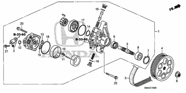 P.S. Pump (1.8L) for 2010 Honda Civic #0