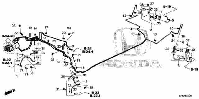 Brake Lines (Drum) for 2013 Honda Civic #0
