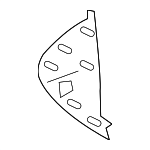 84780J5000WK - Body: End Cap for Kia: Stinger Image