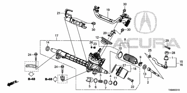 P.S. Gear Box for 2013 Acura ILX #0