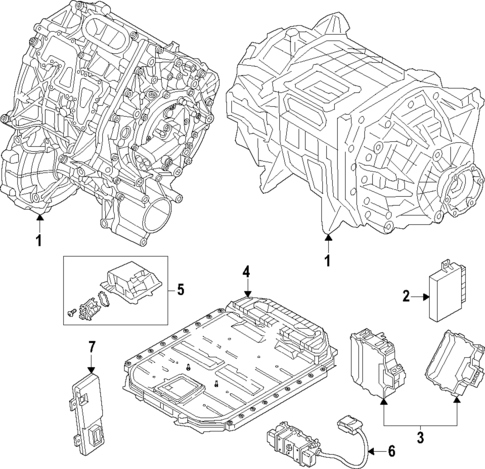 Traction Motor Components for 2021 Audi e-tron Quattro #0
