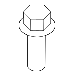 994790616 - Cooling System: Connector Pipe Screw for Mazda: 2, 3, 5, 6, CX-3, CX-30, CX-5, CX-50, CX-7, CX-70, CX-9, CX-90, MX-30 EV, MX-5 Miata, RX-8 Image