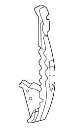 6550504030 - Body: Rear Post for Toyota Image