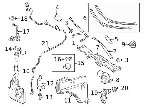 Wipers for 2015 Mercedes-Benz ML400 #0