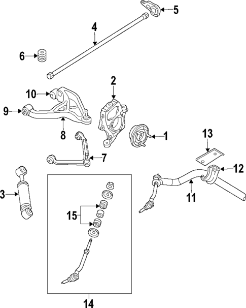 Front Suspension for 2009 Dodge Durango #0
