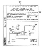 4578112AB - Emission Systems: Emission Label for Mopar Image