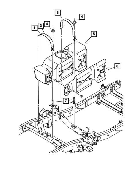 Tank, Fuel for 2006 Dodge Ram 3500 #0