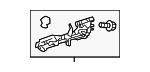 692010R040 - Body: Handle Base for Toyota Image