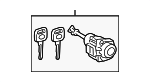 6900542810 - Body: Cylinder &amp; Keys for Toyota: RAV4 Image