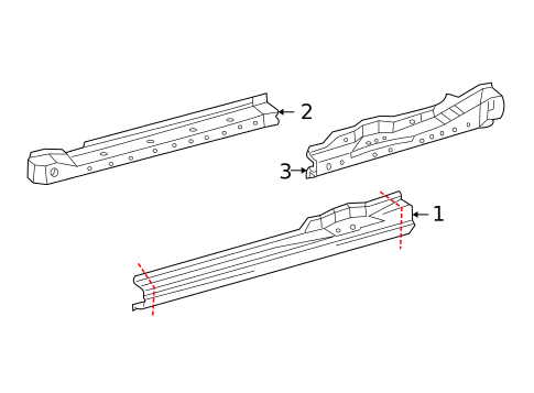 Rocker for 2004 Toyota Tundra #0