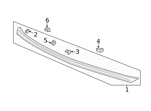 Rear Spoiler for 2018 Acura TLX #0