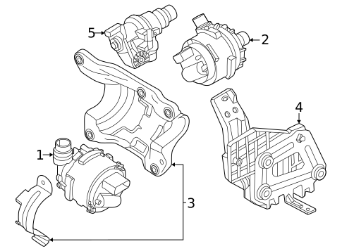 Water Pump for 2023 BMW i4 #1