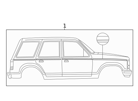 Stripe Tape for 1999 Ford Explorer #2